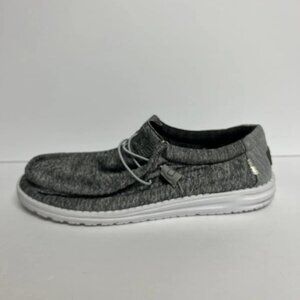 Hey Dude Mens Wally Stretch Loafer Gray 11 M